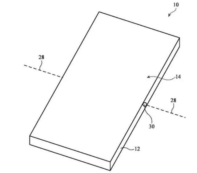 苹果公司创新专利曝光：折叠屏手机引入弹簧层技术(图1)